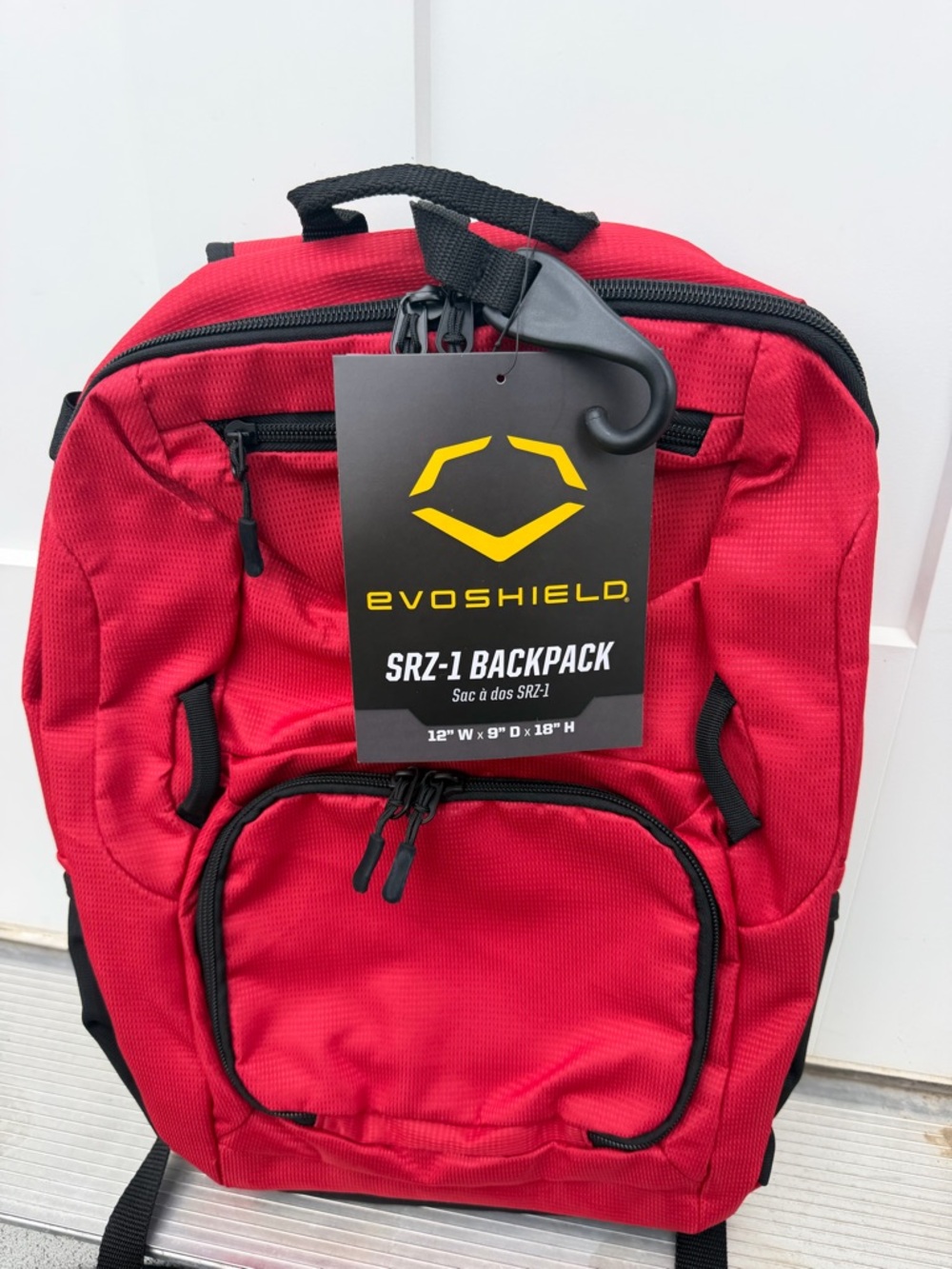 EvoShield SRZ-1 Red Backpack